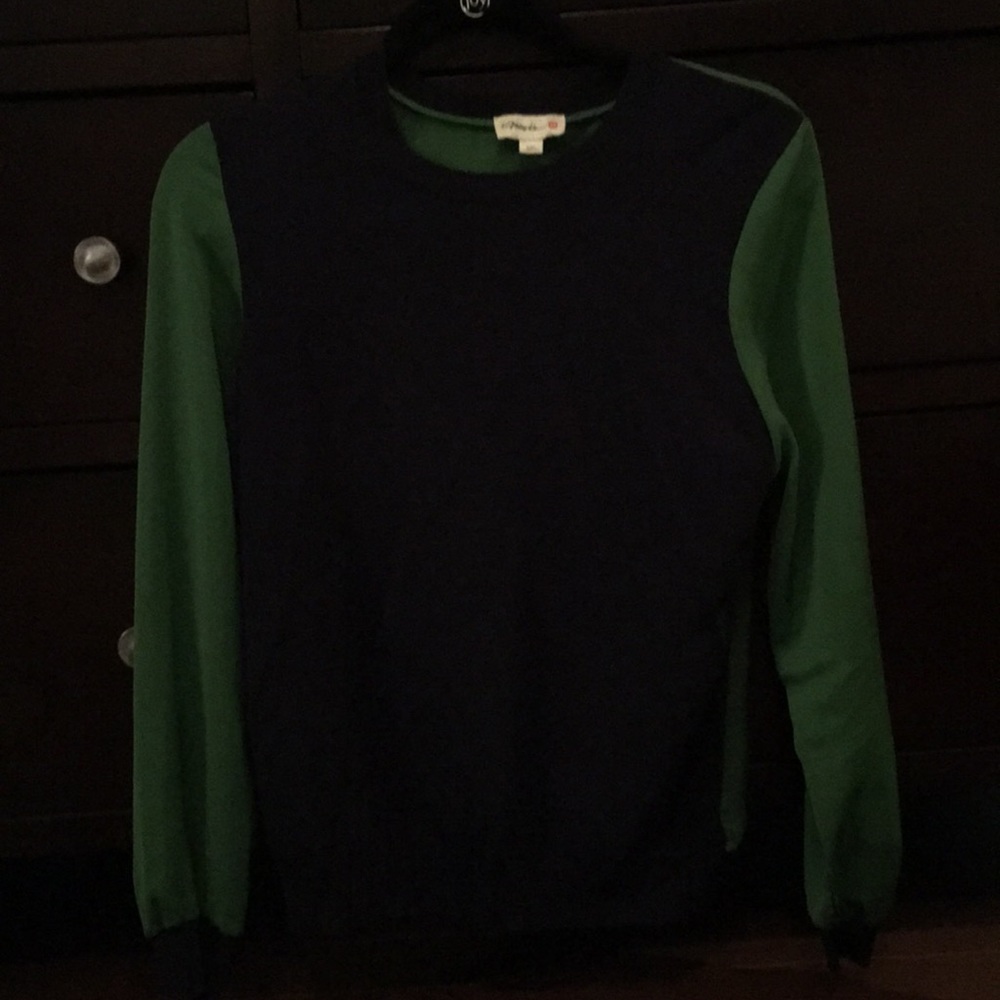 A super cute blue and green blouse from target!